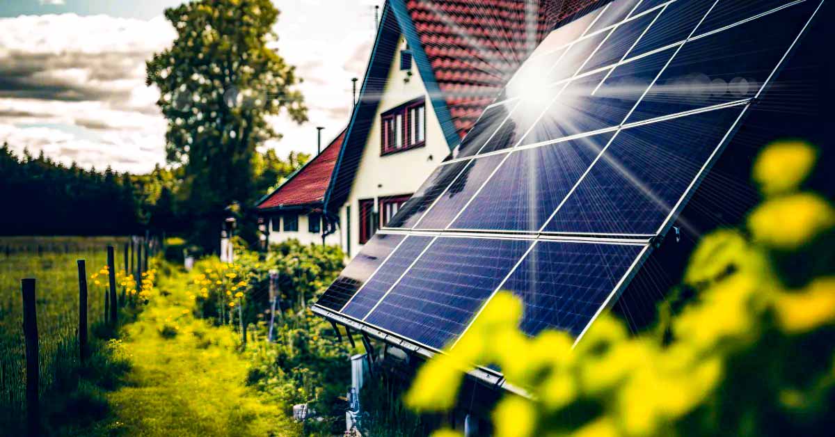 Energia solar para casa com ar-condicionado