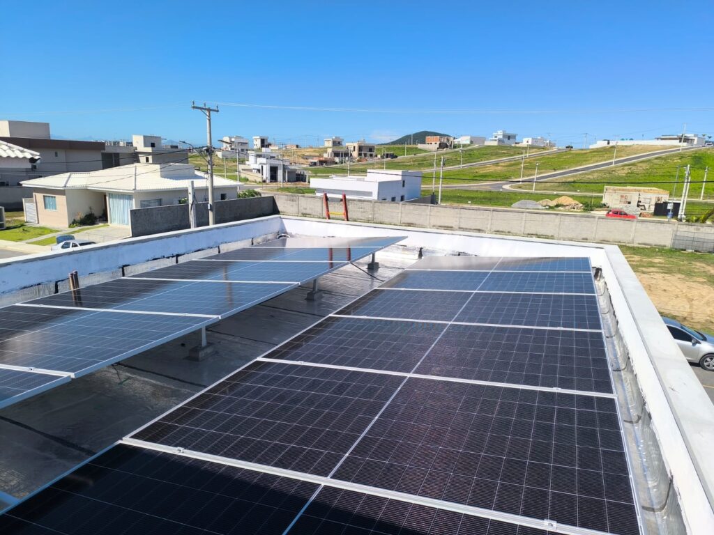 Energia solar para empresas em cobertura de galpao - Energia solar comercial em Dourados